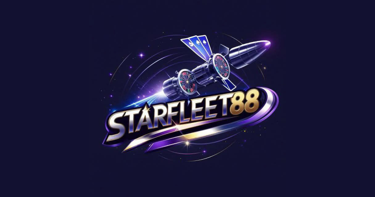 Main banner showing Star Fleet 88 GCash game and entertainment platform with space-themed background